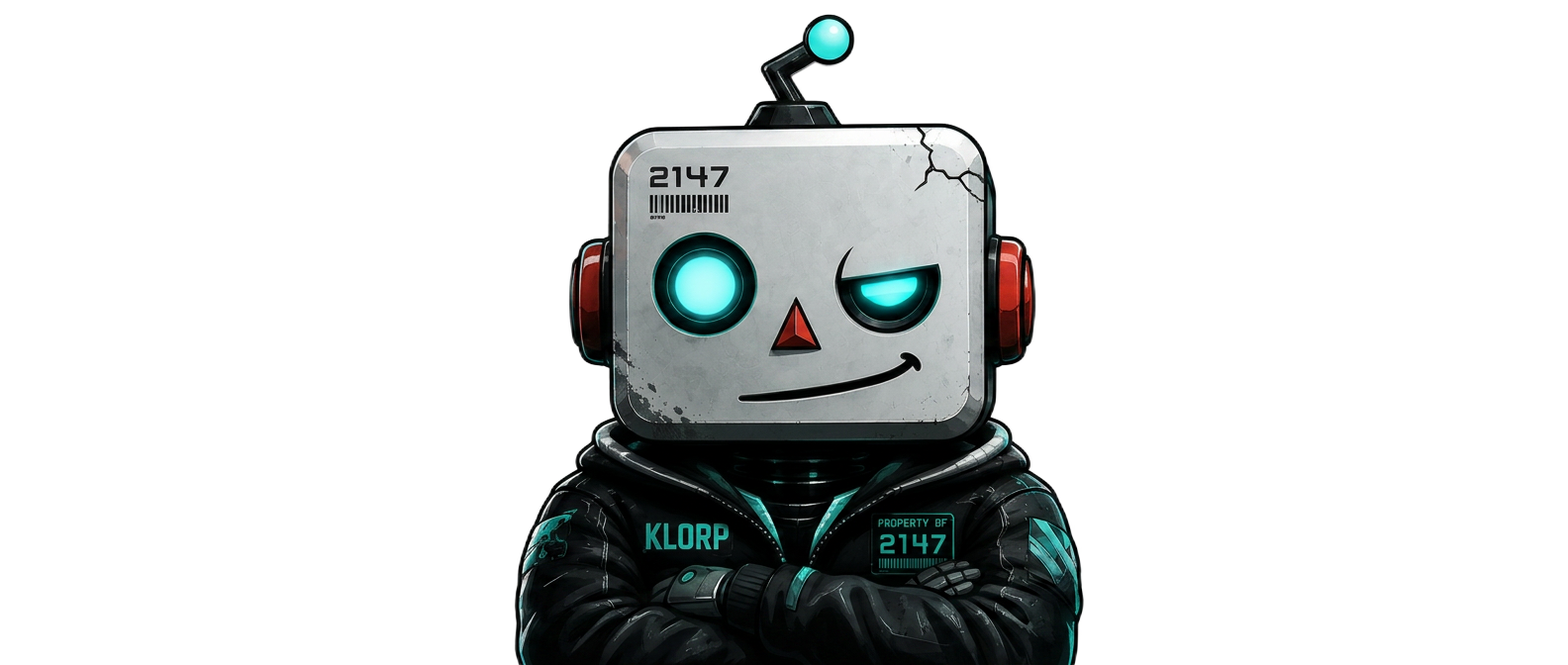 KLORP AGI mascot robot